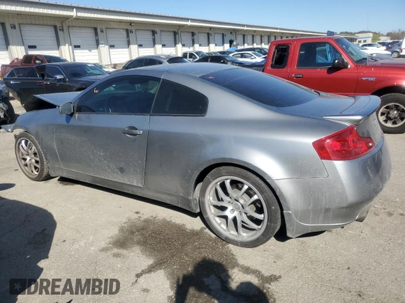 2006 Infiniti G35 Coupe with VIN JNKCV54E36M720054, listed as a Copart auction lot 77741524 with 142,960 mi miles and Salvage Title. Bid and sale history available at carsss.com. Image 2.
