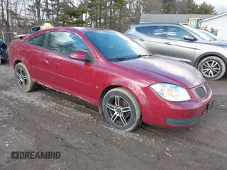 2007 Pontiac G5 with VIN 1G2AL15F777312479, listed as a IAAI auction lot 41614584 with 165,251 mi miles. Bid and sale history available at carsss.com. Image 1.