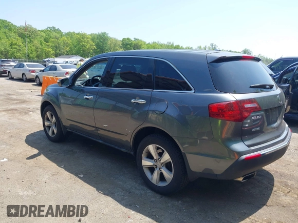 2011 Acura MDX with VIN 2HNYD2H26BH507860, listed as a IAAI auction lot 42159174 with 112,491 mi miles. Bid and sale history available at carsss.com. Image 3.