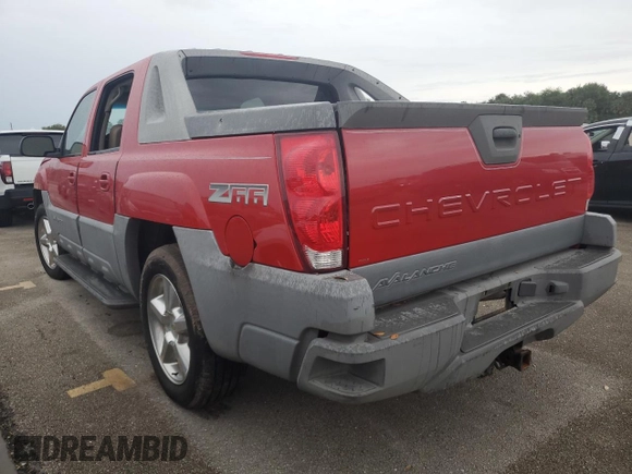 2002 Chevrolet Avalanche with VIN 3GNEC13T42G105820, listed as a Copart auction lot 74777144 with 0 mi miles and Non Repairable. Bid and sale history available at carsss.com. Image 2.