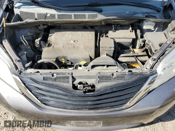 2012 Toyota Sienna with VIN 5TDZK3DC6CS180125, listed as a Copart auction lot 49168735 with 177,951 mi miles and Salvage title. Bid and sale history available at DreamBid. Image 12.