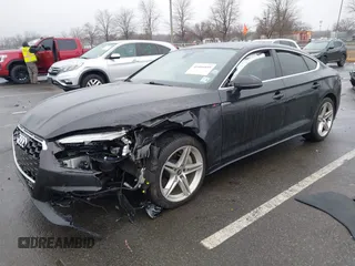 2021 Audi A5 Sportback S line Premium Plus with VIN WAUFACF50MA052060, listed as a IAAI auction lot 41466859 with 50,911 mi miles. Bid and sale history available at carsss.com. Image 2.