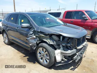 2021 Ford Edge Titanium with VIN 2FMPK3K96MBA03359, listed as a IAAI auction lot 42353507 with 57,361 mi miles and . Bid and sale history available at DreamBid. Image 1.