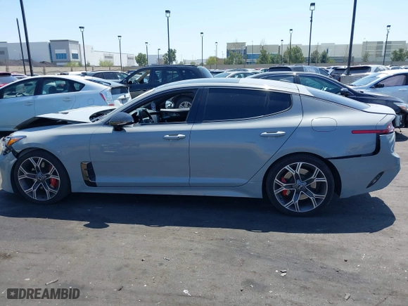 2018 Kia Stinger GT1 with VIN KNAE45LC7J6034168, listed as a IAAI auction lot 41979658 with 111,854 mi miles. Bid and sale history available at carsss.com. Image 15.