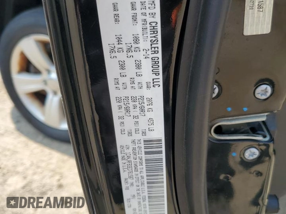 2014 Jeep Patriot Latitude with VIN 1C4NJRFB3ED761587, listed as a Copart auction lot 60554245 with 138,763 mi miles and Salvage title. Bid and sale history available at DreamBid. Image 13.