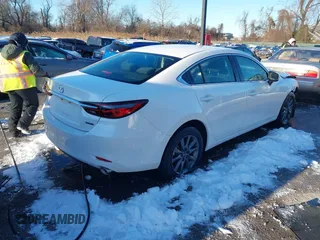 2021 Mazda 6 Sport with VIN JM1GL1UM8M1612598, listed as a IAAI auction lot 41277726 with 19,415 mi miles and . Bid and sale history available at carsss.com. Image 4.