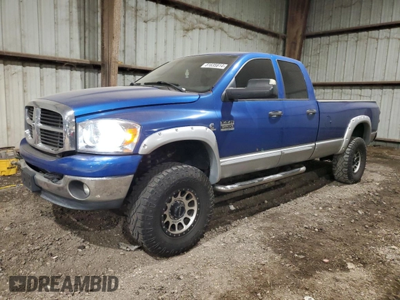 2007 Dodge Ram 3500 Laramie with VIN 3D7MX38C17G717189, listed as a Copart auction lot 81635814 with 243,911 mi miles and Salvage Title. Bid and sale history available at carsss.com. Image 2.