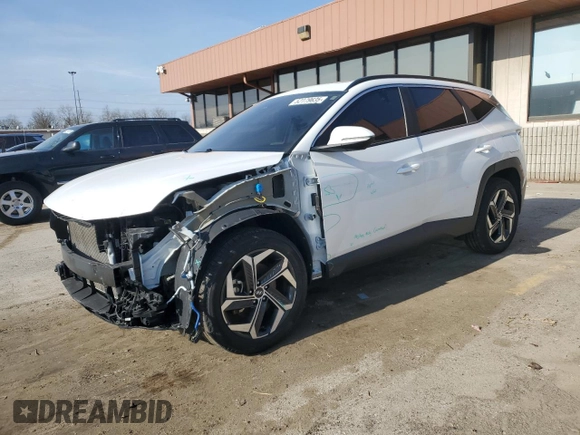 2022 Hyundai Tucson SEL z VIN 5NMJCCAE5NH160017, wystawiony jako Copart lot #52179635 z przebiegiem 26 061 mil mil oraz Szkoda całkowita • Salvage title. Historia ofert i sprzedaży dostępna na DreamBid. Obrazek 1.