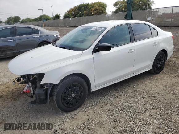2013 Volkswagen Jetta S with VIN 3VW2K7AJ4DM238484, listed as a Copart auction lot 61780065 with 151,215 mi miles and Salvage title. Bid and sale history available at DreamBid. Image 1.