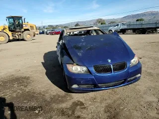 2007 BMW 3 Series 328i with VIN WBAVC53517FZ76438, listed as a Copart auction lot 87438784 with Not Provided miles and Non Repairable. Bid and sale history available at carsss.com. Image 10.