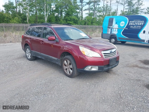 2011 Subaru Outback 2.5i Prem AWP with VIN 4S4BRBCC9B3431546, listed as a IAAI auction lot 42106753 with 180,752 mi miles. Bid and sale history available at carsss.com. Image 1.