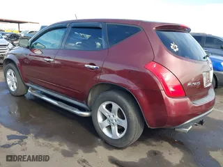 2005 Nissan Murano SL with VIN JN8AZ08W85W435151, listed as a IAAI auction lot 41077675 with 142,629 mi miles. Bid and sale history available at carsss.com. Image 3.