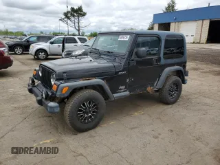 2003 Jeep Wrangler Sport z VIN 1J4FA49S13P374688, wystawiony jako Copart lot #58296735 z przebiegiem 184 554 mil mil oraz Czysty tytuł • Clean title. Historia ofert i sprzedaży dostępna na DreamBid. Obrazek 1.