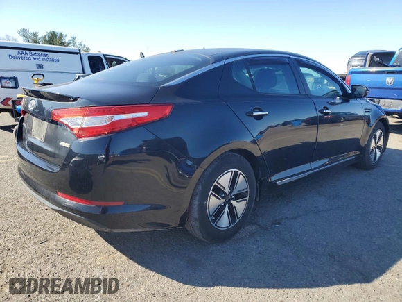 2012 Kia Optima Hybrid with VIN KNAGM4AD0C5016781, listed as a Copart auction lot 50794145 with 120,000 mi miles and Clean Title. Bid and sale history available at DreamBid. Image 3.