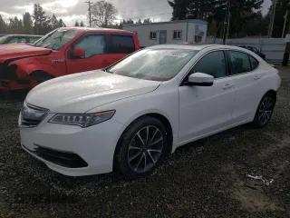2015 Acura TLX z VIN 19UUB3F34FA801579, wystawiony jako Copart lot #77486564 z przebiegiem 146 207 mil mil oraz Szkody całkowita. Historia ofert i sprzedaży dostępna na DreamBid. Obrazek 1.