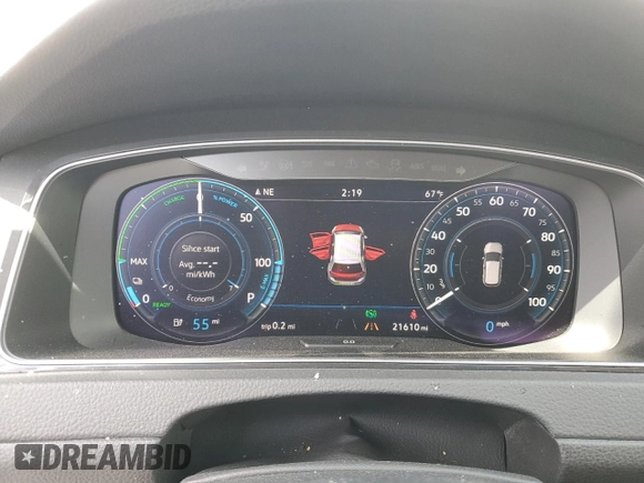 2019 Volkswagen Golf SEL Premium z VIN WVWPR7AU6KW913862, wystawiony jako Copart lot #54744685 z przebiegiem 21 610 mil mil oraz Szkoda całkowita • Salvage title. Historia ofert i sprzedaży dostępna na DreamBid. Obrazek 9.