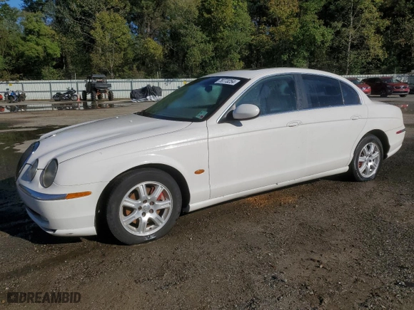 2003 Jaguar S-Type with VIN SAJEA01T43FM76931, listed as a Copart auction lot 79773254 with NaN miles and Salvage Title. Bid and sale history available at carsss.com. Image 1.