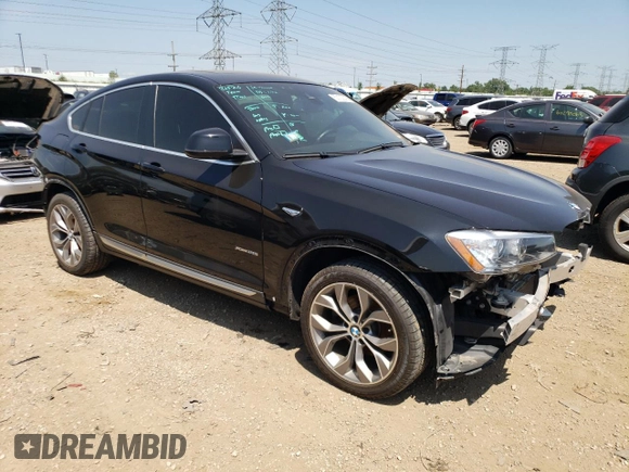 2018 BMW X4 xDrive28i with VIN 5UXXW3C52J0T82473, listed as a Copart auction lot 59122843 with 43,949 mi miles. Bid and sale history available at carsss.com. Image 4.