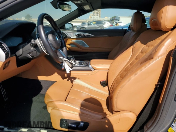 2022 BMW 8 Series 840i with VIN WBADZ2C08NCJ12305, listed as a Copart auction lot 72503114 with 26,817 mi miles and Salvage Title. Bid and sale history available at carsss.com. Image 7.