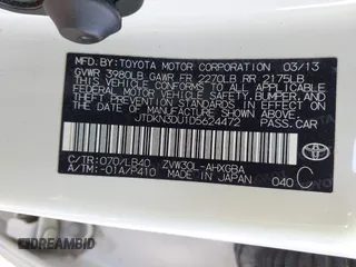 2013 Toyota Prius One z VIN JTDKN3DU1D5624472, wystawiony jako IAAI lot #41995279 z przebiegiem 108 958 mil mil oraz . Historia ofert i sprzedaży dostępna na DreamBid. Obrazek 9.