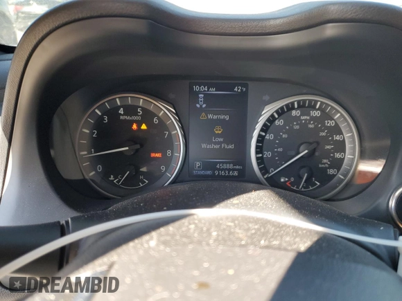 2021 Infiniti Q60 Red Sport 400 with VIN JN1FV7LK3MM530045, listed as a Copart auction lot 46617935 with 45,888 mi miles and Salvage title. Bid and sale history available at DreamBid. Image 9.