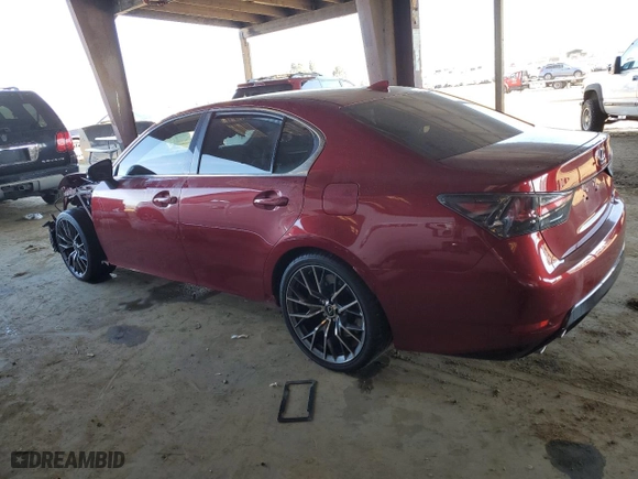 2016 Lexus GS F with VIN JTHBP1BL5GA000998, listed as a Copart auction lot 82873574 with 30,140 mi miles and Salvage Title. Bid and sale history available at carsss.com. Image 2.