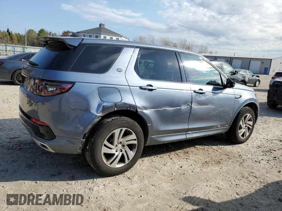 2020 Land Rover Discovery Sport S R-Dynamic with VIN SALCT2FX7LH839825, listed as a Copart auction lot 78620184 with 54,087 mi miles and Salvage Title. Bid and sale history available at carsss.com. Image 3.