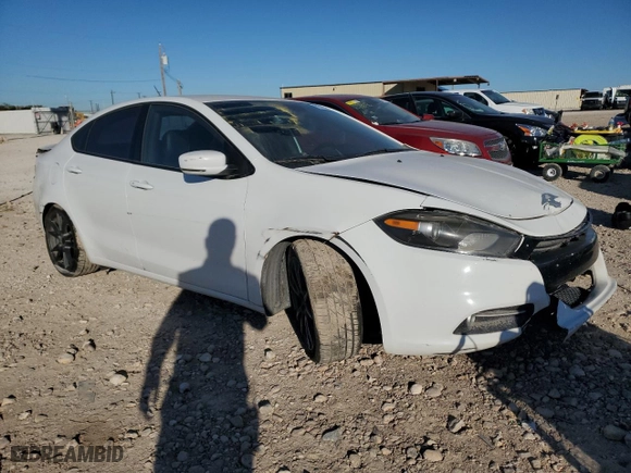 2013 Dodge Dart GT with VIN 1C3CDFCB8DD326679, listed as a Copart auction lot 81931534 with 104,720 mi miles and Salvage Title. Bid and sale history available at carsss.com. Image 4.