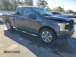 2018 Ford F-150 XL with VIN 1FTEX1CPXJFB21939, listed as a Copart auction lot 49422395 with 58,111 mi miles and Salvage Title. Bid and sale history available at carsss.com. Image 4.