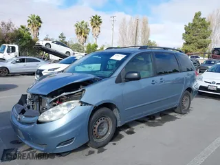 2010 Toyota Sienna CE with VIN 5TDKK4CC3AS327684, listed as a IAAI auction lot 41982390 with 219,359 mi miles. Bid and sale history available at carsss.com. Image 6.