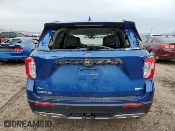 2020 Ford Explorer XLT z VIN 1FMSK8DH9LGB28875, wystawiony jako Copart lot #54262075 z przebiegiem 75 530 mil mil oraz Szkoda całkowita • Salvage title. Historia ofert i sprzedaży dostępna na DreamBid. Obrazek 6.