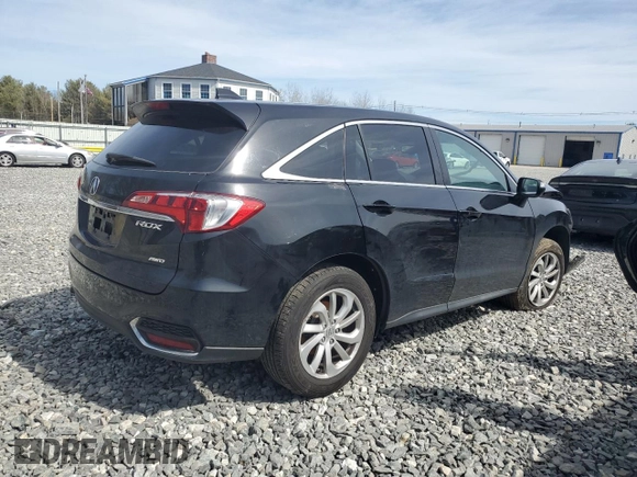 2018 Acura RDX w/Technology Pkg with VIN 5J8TB4H54JL016525, listed as a Copart auction lot 50760575 with 0 mi miles and Salvage Title. Bid and sale history available at carsss.com. Image 3.