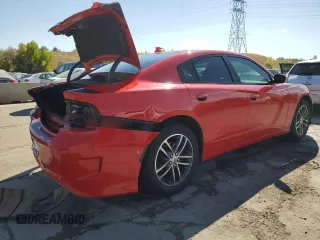 2019 Dodge Charger SXT with VIN 2C3CDXJG7KH542298, listed as a Copart auction lot 75131744 with 68,638 mi miles and Salvage Title. Bid and sale history available at DreamBid. Image 3.