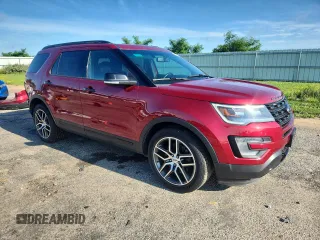 2017 Ford Explorer Sport z VIN 1FM5K8GT7HGA56370, wystawiony jako Copart lot #62397175 z przebiegiem 113 079 mil mil oraz Czysty tytuł • Clean title. Historia ofert i sprzedaży dostępna na DreamBid. Obrazek 4.