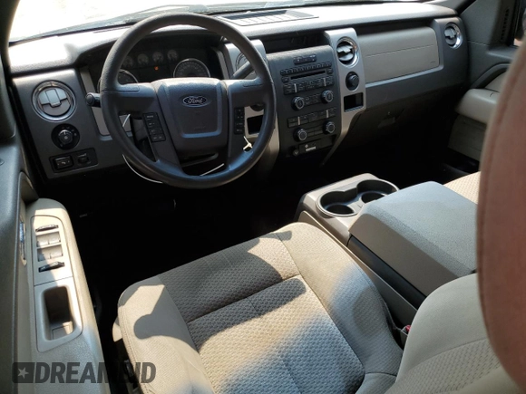 2009 Ford F-150 STX with VIN 1FTRX14849FA73732, listed as a Copart auction lot 59317545 with 162,744 mi miles and Salvage title. Bid and sale history available at DreamBid. Image 8.