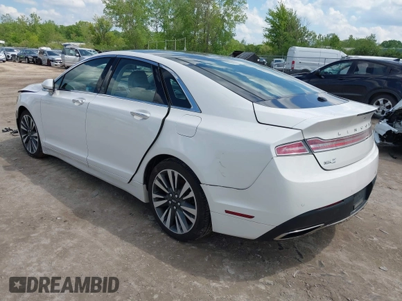 2017 Lincoln MKZ Reserve with VIN 3LN6L5F91HR627799, listed as a IAAI auction lot 42280512 with 110,632 mi miles and . Bid and sale history available at DreamBid. Image 3.