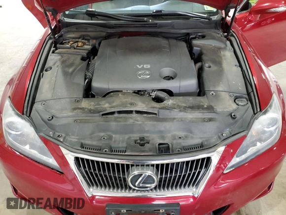 2012 Lexus IS 250 with VIN JTHCF5C24C5054431, listed as a Copart auction lot 48362825 with Not Provided miles and Salvage Title. Bid and sale history available at DreamBid. Image 11.