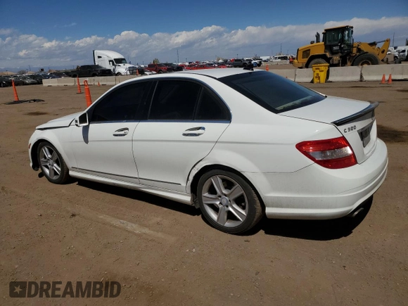 2011 Mercedes-Benz C 300 Sport with VIN WDDGF8BB5BR144268, listed as a Copart auction lot 53748895 with 189,233 mi miles and Salvage title. Bid and sale history available at DreamBid. Image 2.
