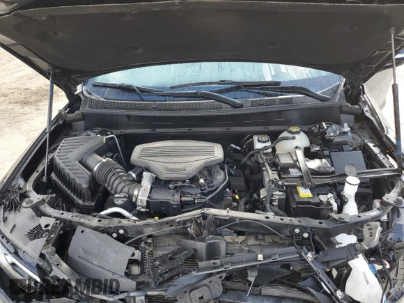2023 Cadillac XT6 FWD Premium Luxury with VIN 1GYKPCRS9PZ117215, listed as a Copart auction lot 71242714 with 29,162 mi miles and Salvage Title. Bid and sale history available at carsss.com. Image 12.