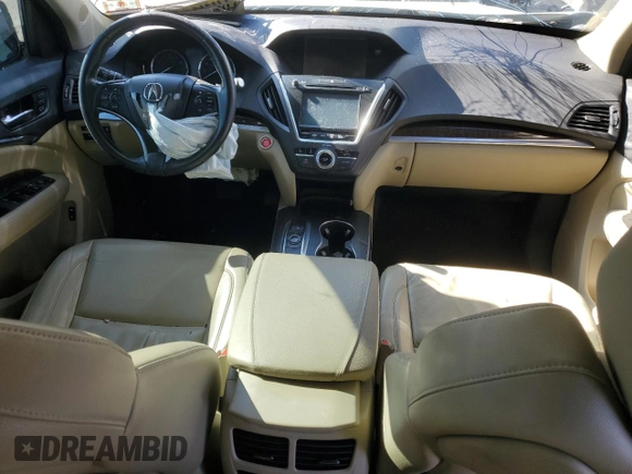 2018 Acura MDX with VIN 5J8YD3H35JL002030, listed as a Copart auction lot 43876915 with Not provided miles and Salvage title. Bid and sale history available at DreamBid. Image 8.