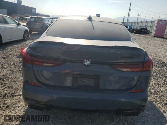 2020 BMW 2 Series M235i xDrive with VIN WBA13AL01L7F72414, listed as a Copart auction lot 62427215 with Not provided miles and Salvage title. Bid and sale history available at DreamBid. Image 6.