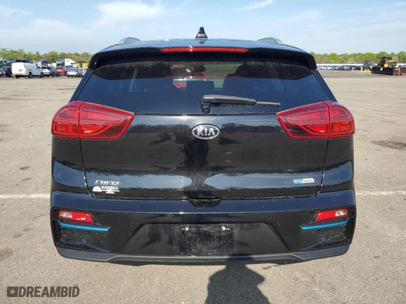 2020 Kia Niro EV EX Premium with VIN KNDCE3LG8L5031965, listed as a Copart auction lot 56014244 with 24,697 mi miles and Salvage Title. Bid and sale history available at carsss.com. Image 6.