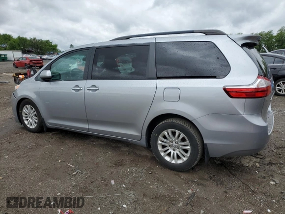 2017 Toyota Sienna XLE Auto Access Seat с VIN 5TDYZ3DC2HS895241, выставлен на аукционе Copart как лот 57505945 с пробегом 178 331 миль миль и Списание • Salvage title. История ставок и продаж доступна на DreamBid. Изображение 2.