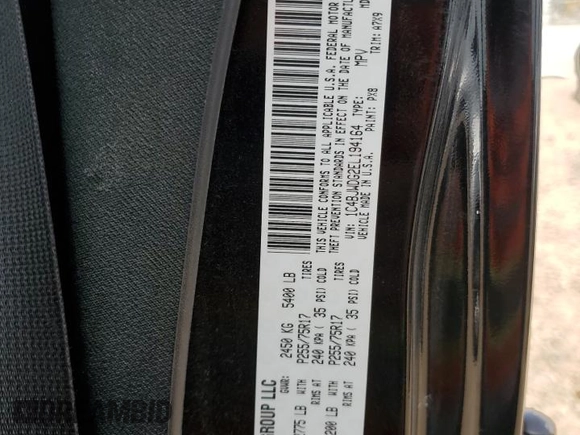 2014 Jeep Wrangler Unlimited Sport with VIN 1C4BJWDG2EL194164, listed as a Copart auction lot 56885575 with Not Provided miles and Salvage Title. Bid and sale history available at DreamBid. Image 12.