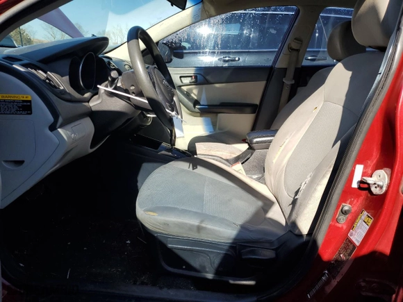 2010 Kia Forte EX with VIN KNAFU4A27A5863482, listed as a Copart auction lot 48104655 with 184,141 mi miles and Salvage Title. Bid and sale history available at carsss.com. Image 7.