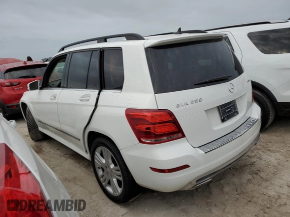 2015 Mercedes-Benz GLK 250 with VIN WDCGG0EB5FG363506, listed as a Copart auction lot 76574344 with Not Provided miles and Salvage Title. Bid and sale history available at DreamBid. Image 2.