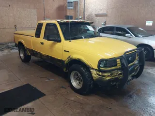 2002 Ford Ranger XL Fleet with VIN 1FTYR44U52PA34166, listed as a IAAI auction lot 41535224 with 162,651 mi miles. Bid and sale history available at carsss.com. Image 1.