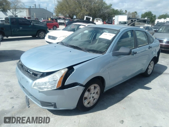 2008 Ford Focus S with VIN 1FAHP34N68W149713, listed as a IAAI auction lot 35985907 with 139,029 mi miles. Bid and sale history available at carsss.com. Image 2.