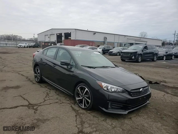 2023 Subaru Impreza Sport with VIN 4S3GKAM63P3603322, listed as a Copart auction lot 83530604 with 12,098 mi miles and Salvage Title. Bid and sale history available at carsss.com. Image 14.