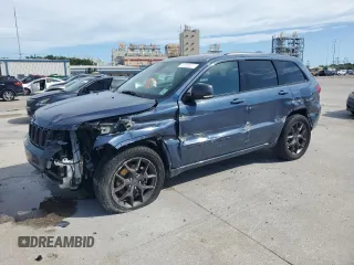2021 Jeep Grand Cherokee 80th Anniversary with VIN 1C4RJEBG2MC785301, listed as a Copart auction lot 62085075 with 67,610 mi miles and Salvage title. Bid and sale history available at DreamBid. Image 1.
